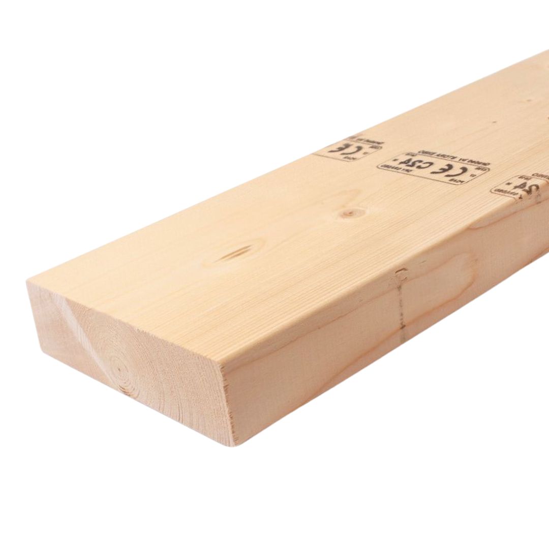 Mitallistettu runkopuu C24, 48x173 mm, lujuuslajiteltu