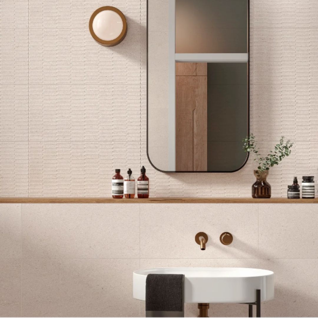 Seinälaatta Blunt cream 30x60 1,80m2/krt matta
