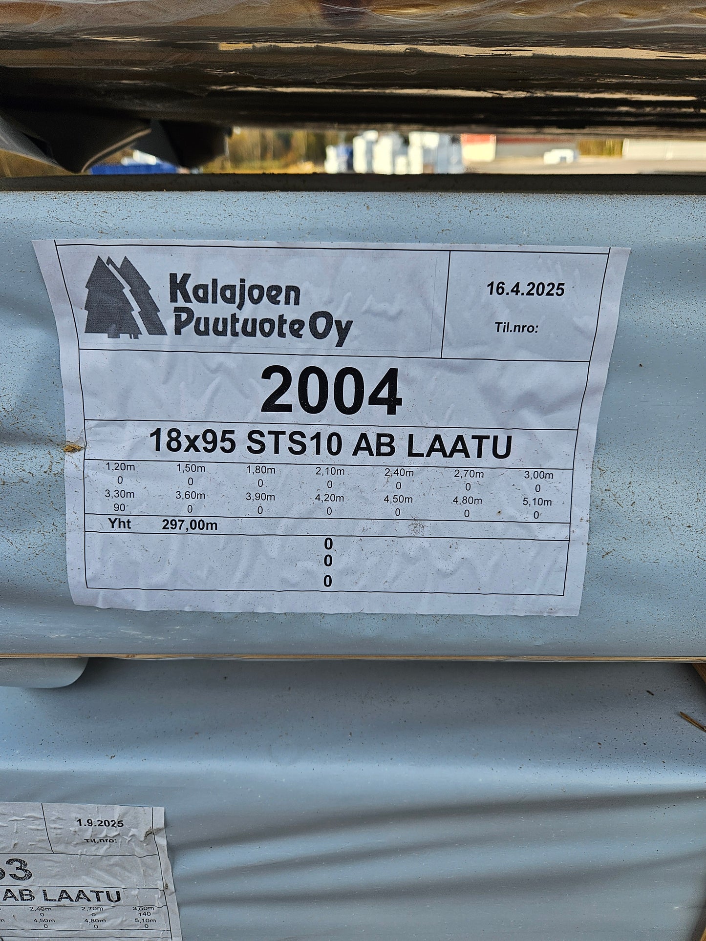 Sisustuspaneeli STS10 18x95, Kuusi, Käsittelemätön, AB-laatu (Poistonippu 297jm)