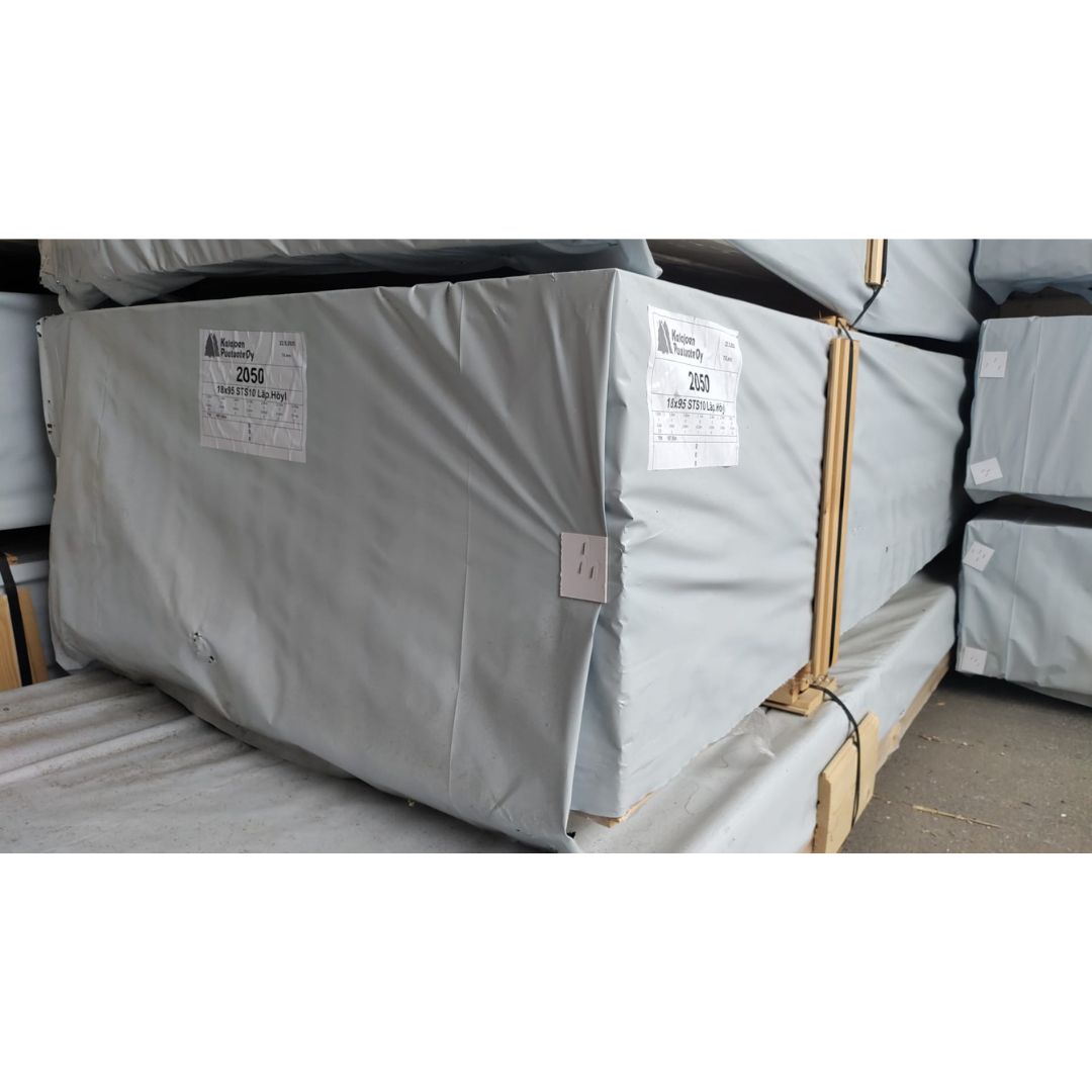 Sisustuspaneeli STS10 18x95, Kuusi, Käsittelemätön,Läpihöylätty, (Poistonippu 907,5jm)