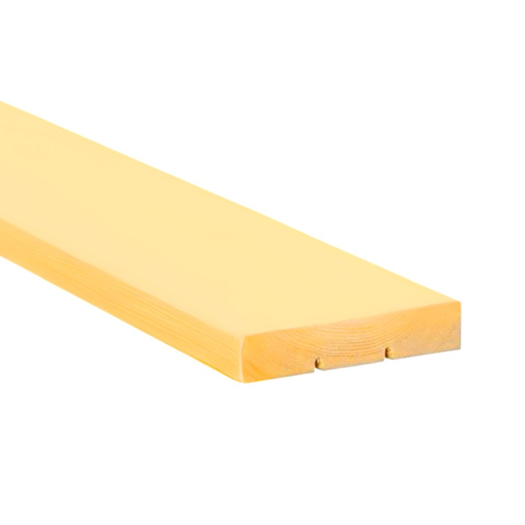 Ulkoverhouslauta 20x120 Hienosahattu, Kuusi, Käsittelemätön