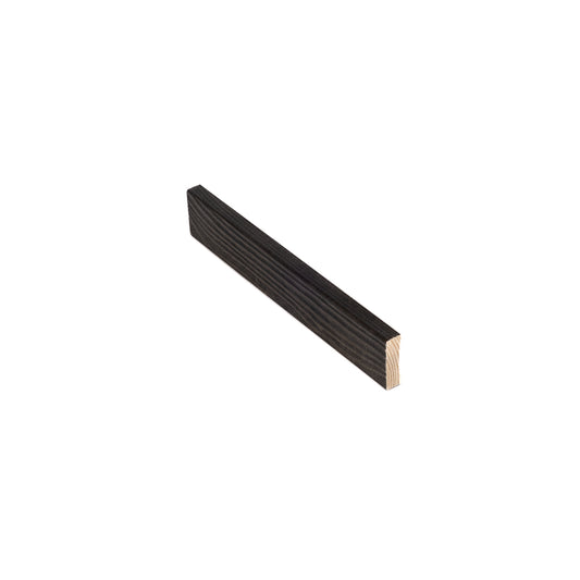 Joki-peitelista, koko 12x42 mm, kuultava musta