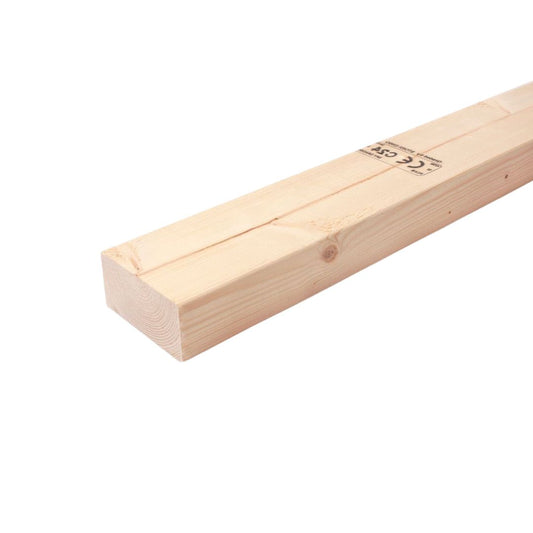 Mitallistettu runkopuu C24, 48x98 mm, lujuuslajiteltu