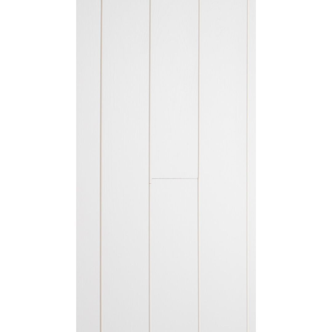 Sisustuspaneeli SAGA STS4 15x95, Mänty, Valkoinen, Päätypontattu