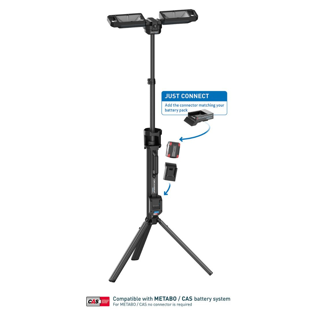 Akkutyövalaisin Scangrip Tower 5 Connect, 5000lm