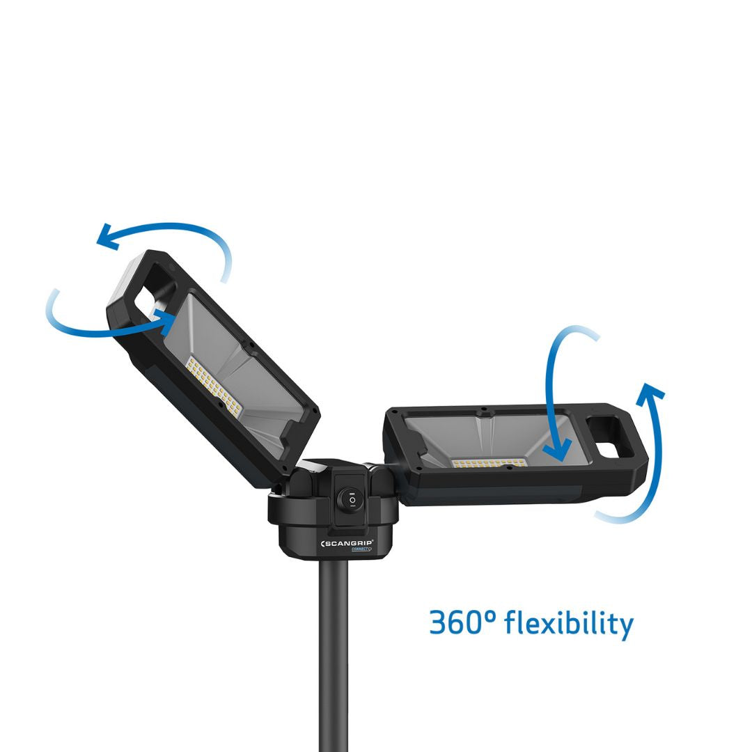 Akkutyövalaisin Scangrip Tower 5 Connect, 5000lm