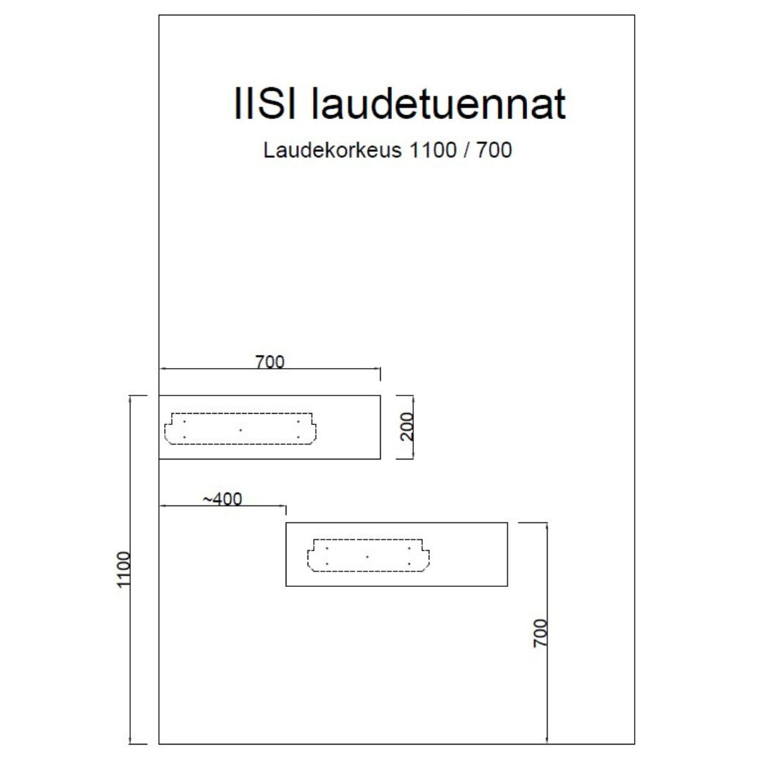 Valmislaudepaketti IISI Lämpöhaapa