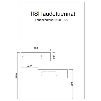Valmislaudepaketti IISI Lämpöhaapa