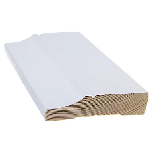 valkoisen koriste jalkalistan tuotekuva