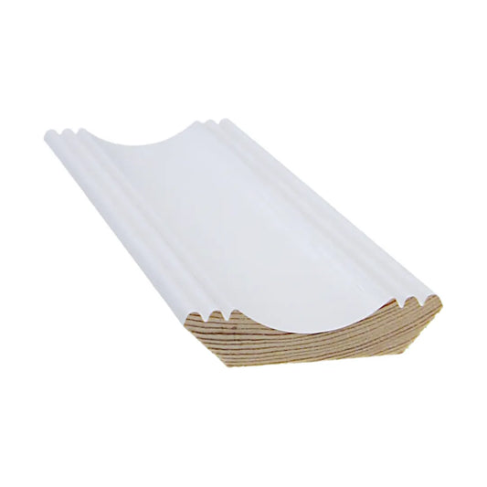 Kattolista Koriste 45x45, Mänty, Valkoinen