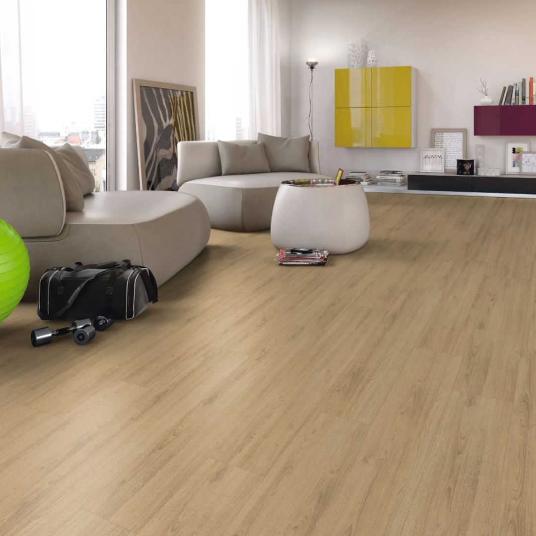 Laminaatti EL1093 Basic 2,49m2/krt Natural Charlotte Oak