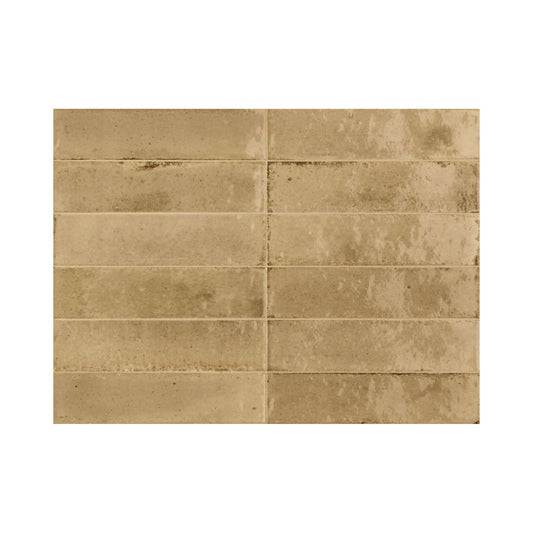 LOOK R8FP BEIGE GLOSSY 6X24 0,52M2/KRT PORCELLANATO