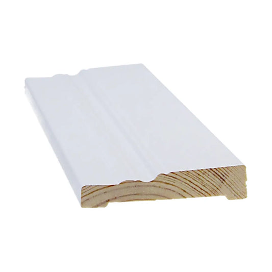 valkoisen koristeellisen peitelistan tuotekuva