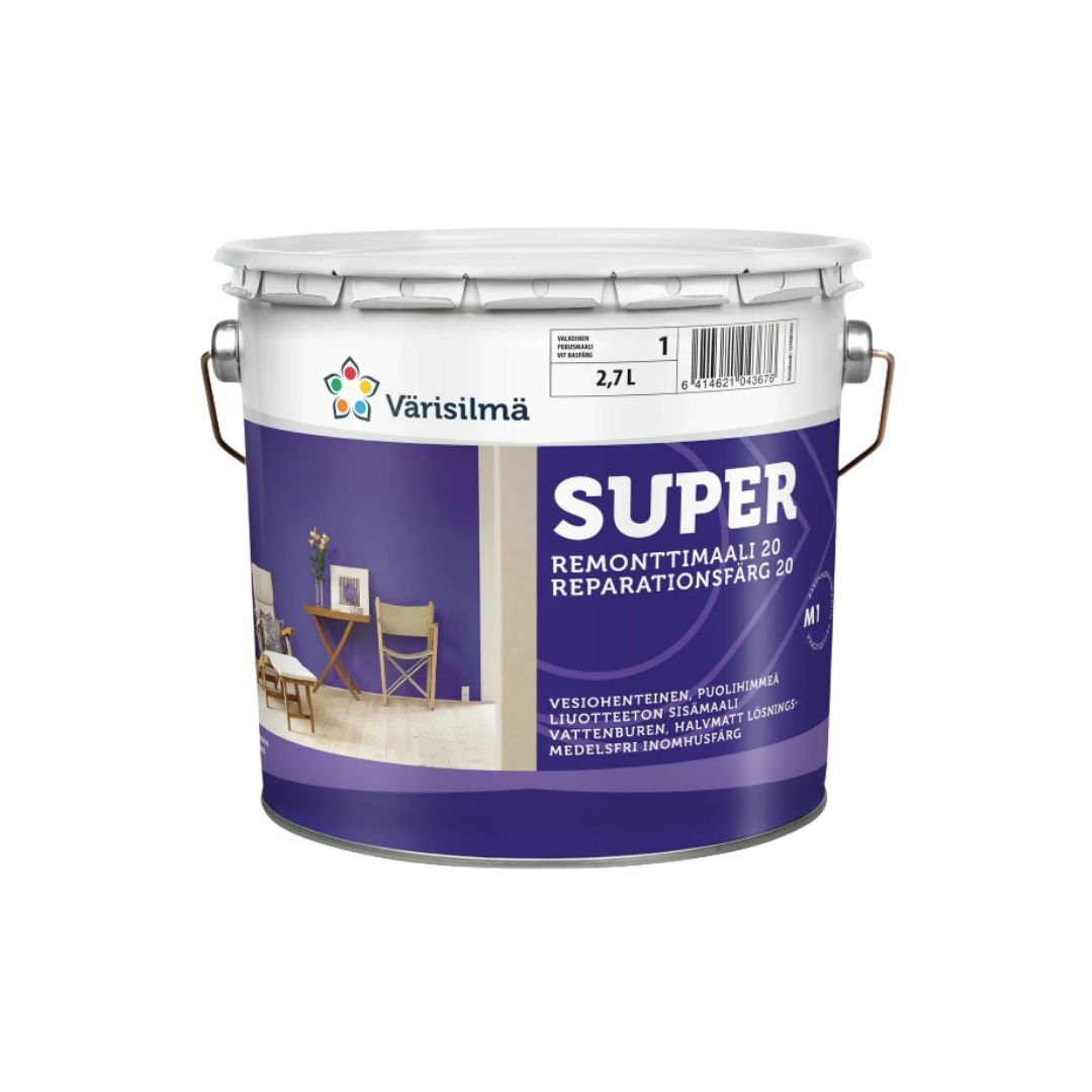 Remonttimaali 20, Värisilmä Super, PM1, Valkoinen