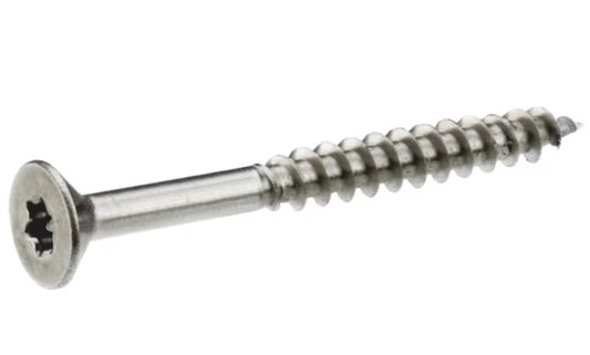 Yleisruuvi, Uppokanta, Osakierre, A2 Ruostumaton, 5x60, TX25, 200kpl